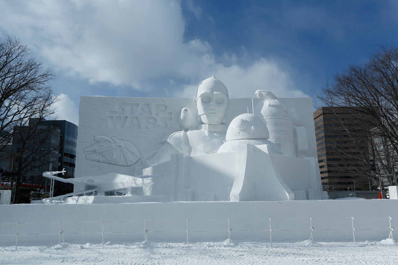 さっぽろ雪まつり“白いスター・ウォーズ 2019”