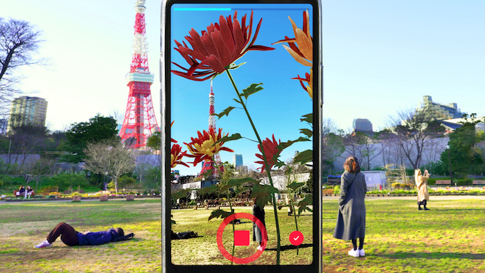 《生命はどこであろうと強く咲く》teamLab and TikTok,2021（写真＝オフィシャル提供）