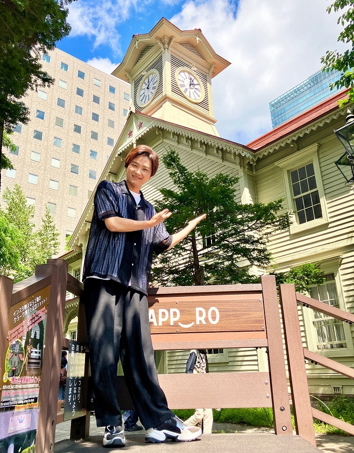 『美しい日本に出会う旅』札幌市時計台　　井上芳雄