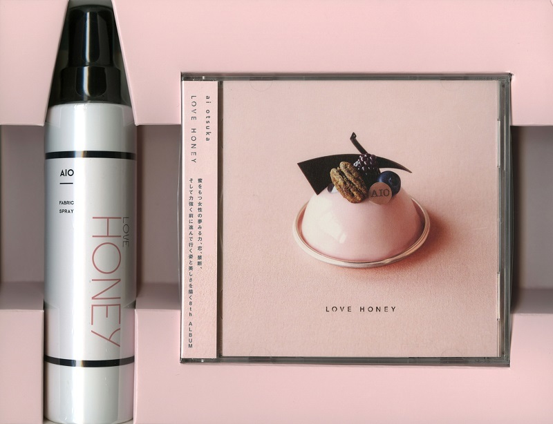 大塚 愛『LOVE HONEY』CD+グッズ（ファブリック・スプレー）