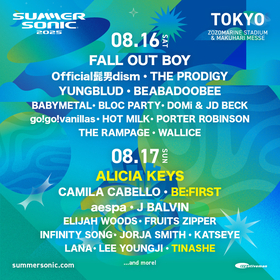 『SUMMER SONIC 2025』第4弾出演アーティストを発表　アリシア・キーズがヘッドライナーに