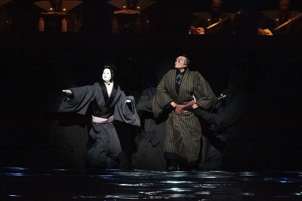 三谷文楽 『其礼成心中』舞台写真 撮影：尾嶝太