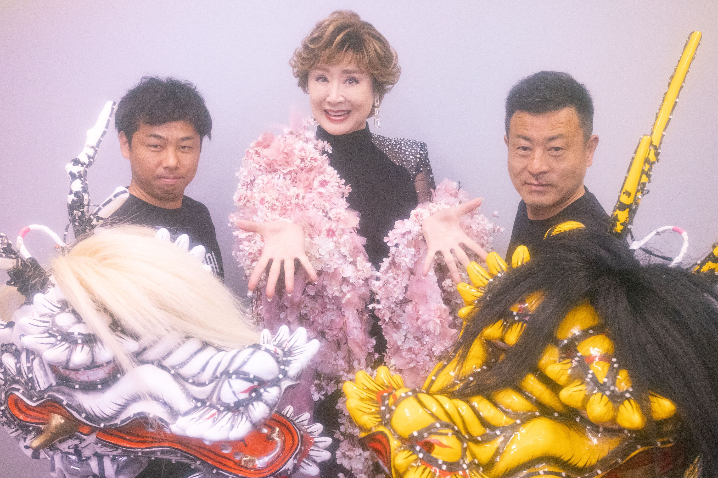 小林幸子、万雷　撮影＝山口由美子