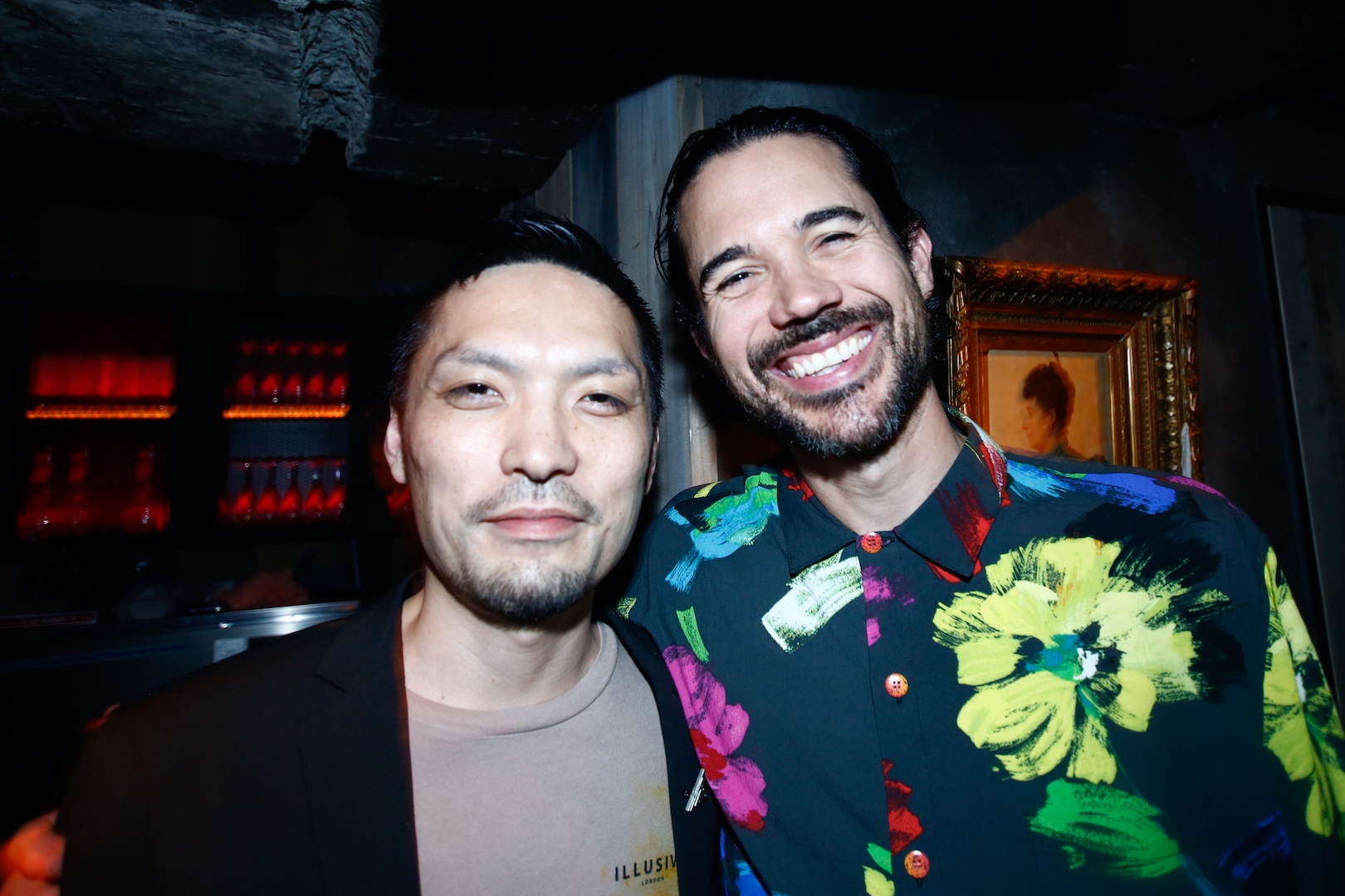オーナーの中野氏とマシュー・ディア 撮影=Jun Izumi (desidistech / SiiNE)