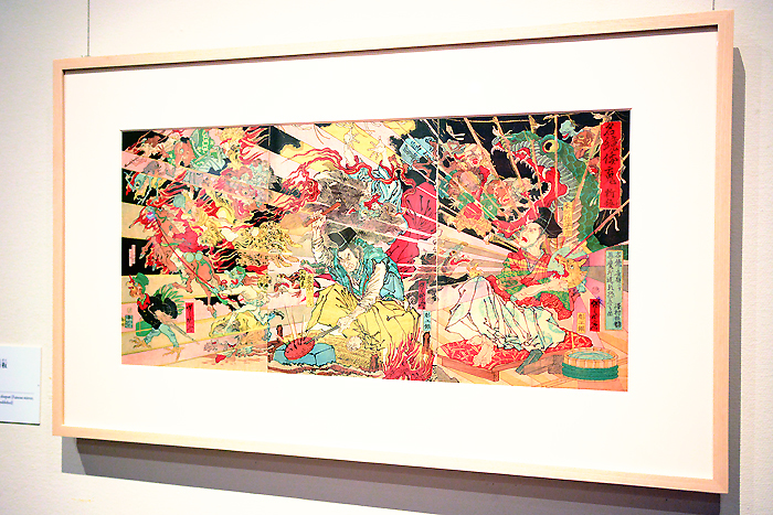河鍋暁斎《名鏡倭魂 新板》明治7（1874）年 イスラエル・ゴールドマン コレクション Israel Goldman Collection,Lodon