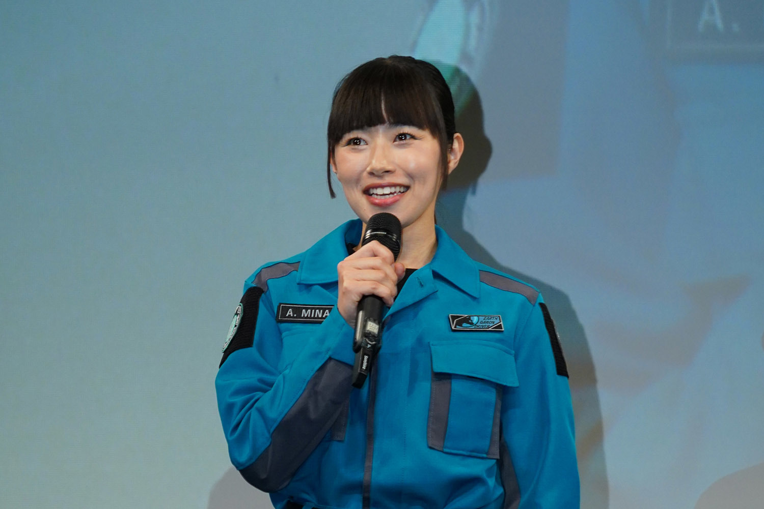 内藤好美(ミナミ アンリ役) 撮影：斉藤直樹　（c）円谷プロ（c）ウルトラマンブレーザー製作委員会・テレビ東京