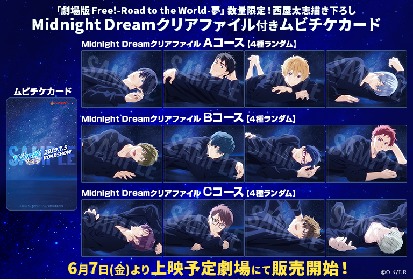 Free! Road to the World 夢 ムビチケ アルベルトムビチケカード