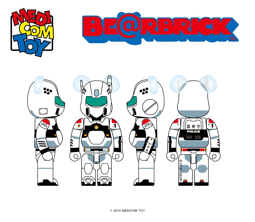 BE＠RBRICK PATLABOR AV-98 INGRAM 100%&400% 12,000円（税別）