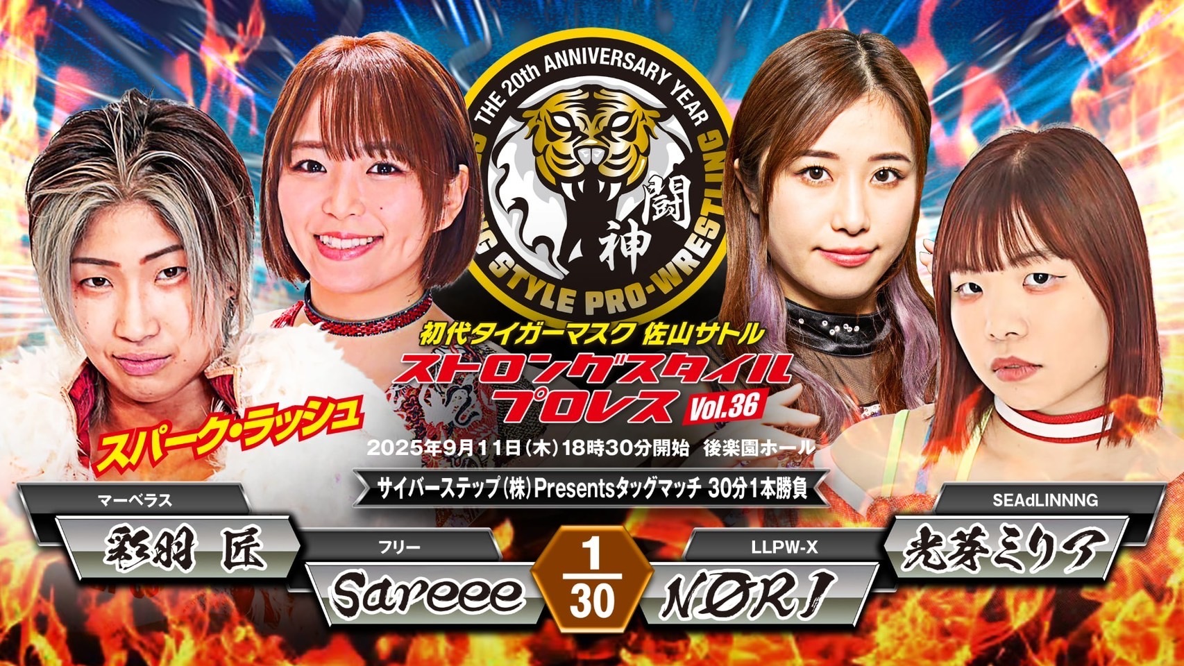 第3試合 タッグマッチ 30分1本勝負