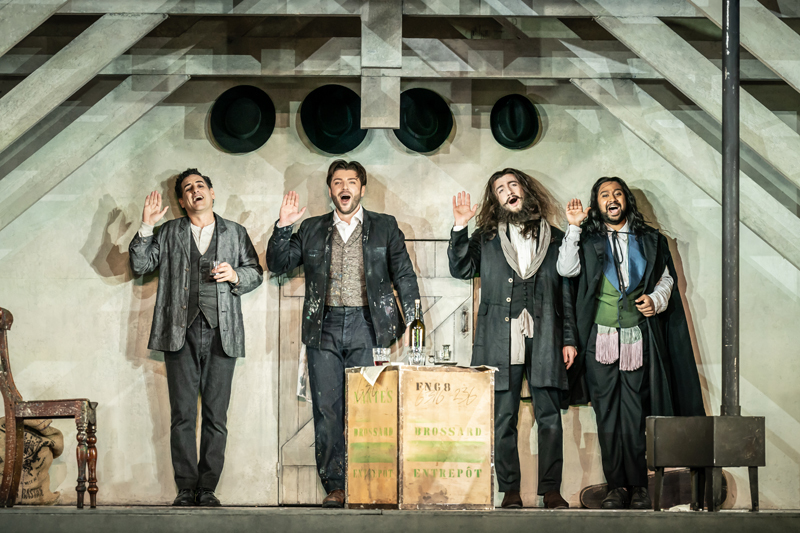 Production photo of La bohème, The Royal Opera 　 ©2022 Marc Brenner 