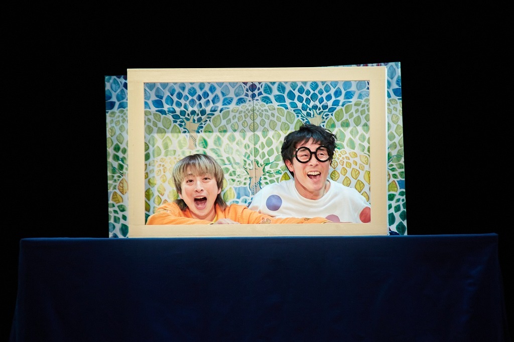 「紙おしばい『ことだまの森』」ゲネプロより 撮影：鷺坂悠馬