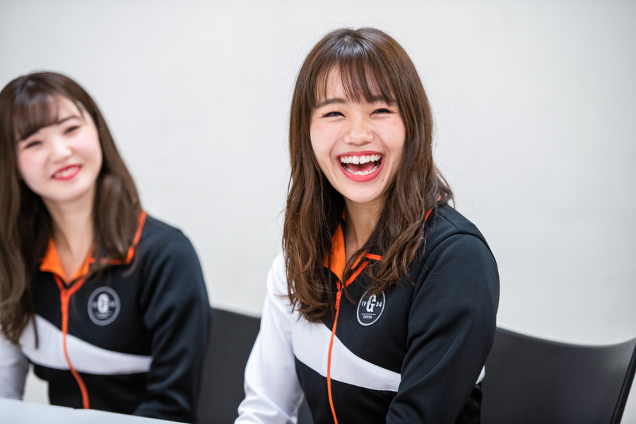 笑顔で元気に踊ることがとりえだと話してくれた古沼美波さん