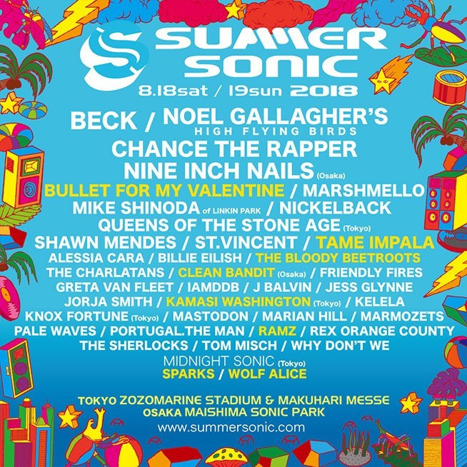 SUMMER SONIC 2018