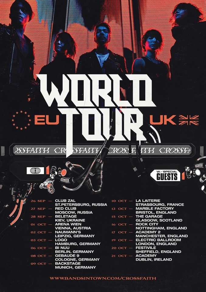 Crossfaith “World Tour 2018 : UK/EU”