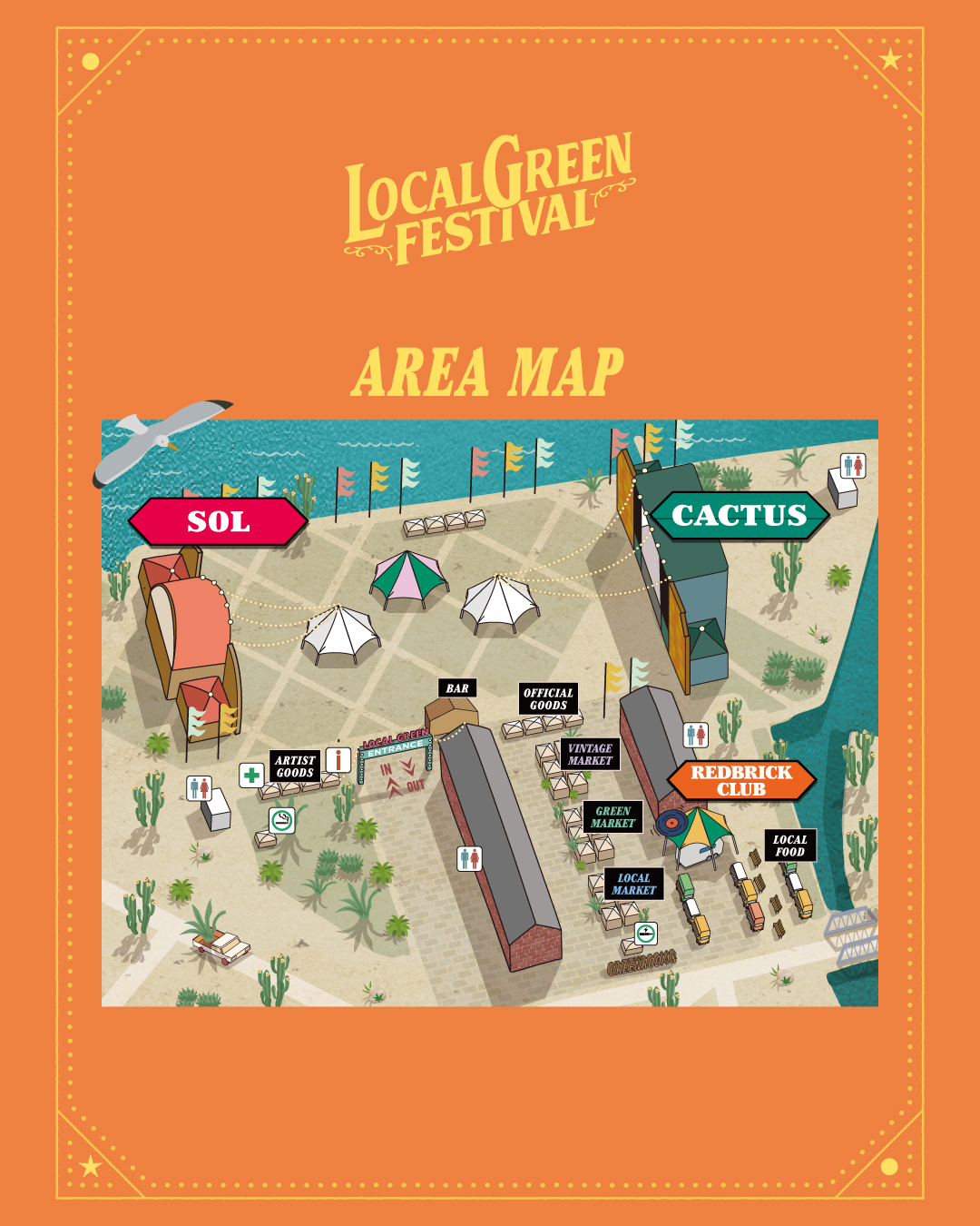LOCALGREEN FESTIVAL’25 エリアマップ公開
