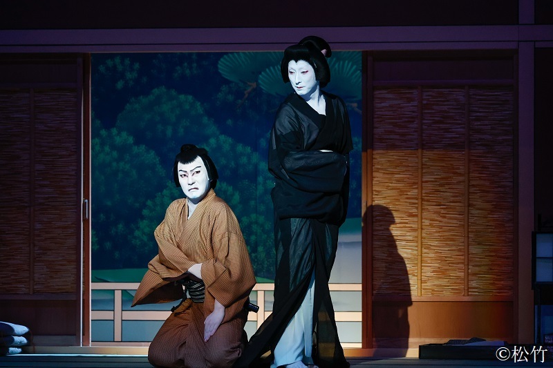 『怪談乳房榎』（左より）中村橋之助、中村七之助