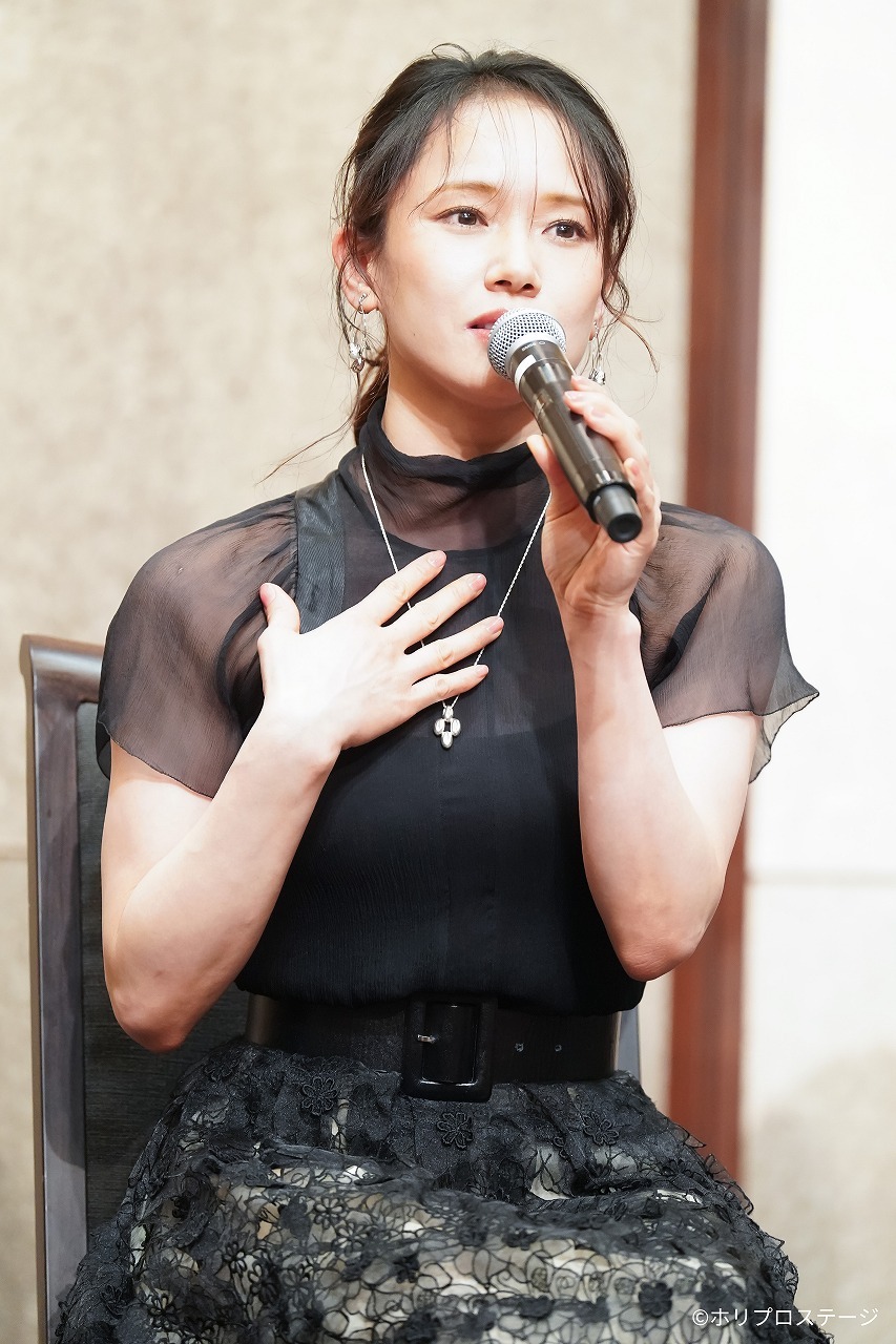ソニン（谷口里枝 役） 　　　　　　　　　撮影：田中亜紀