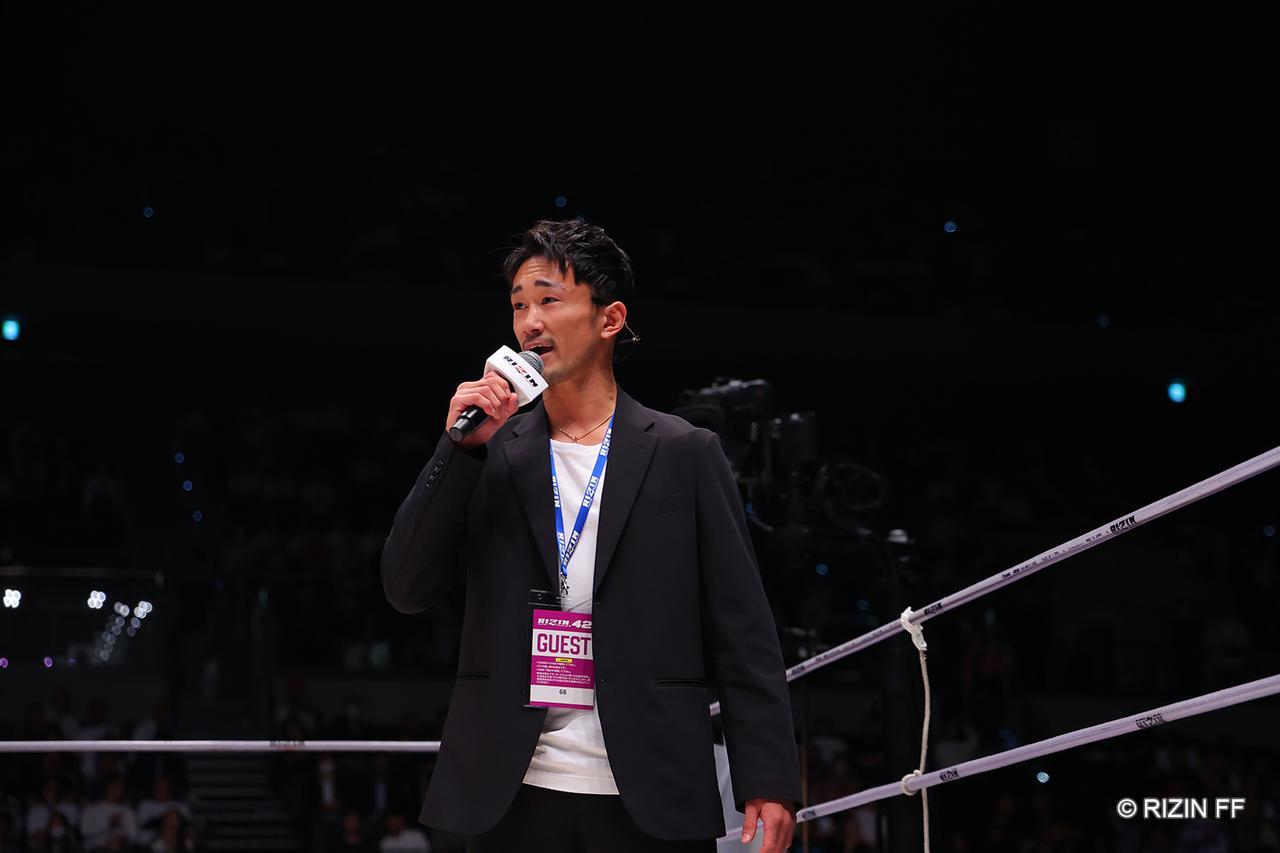 『RIZIN.42』で榊原CEOに直談判する梅野源治