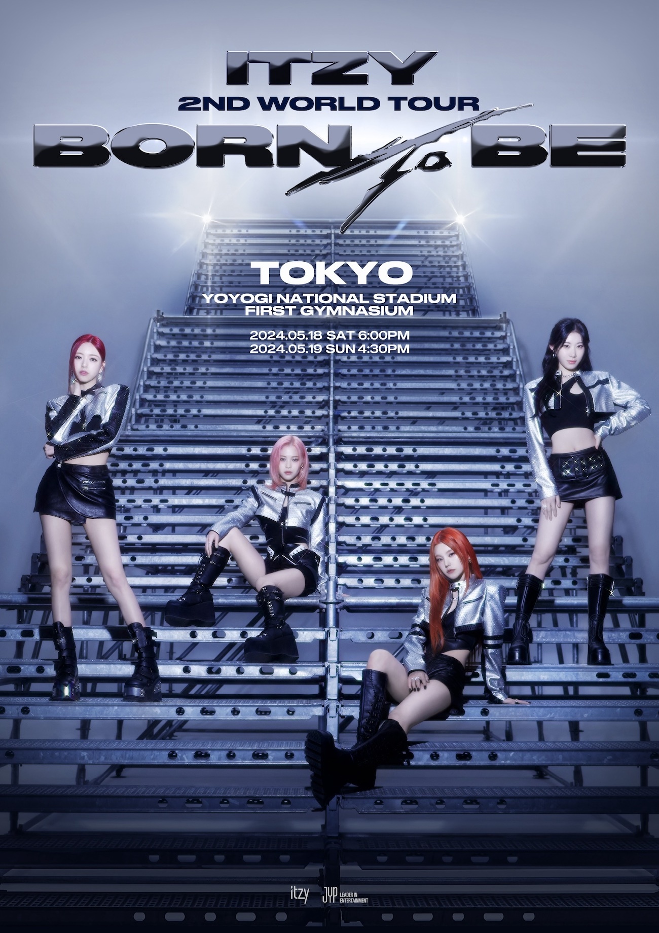 ITZY、『2ND WORLD TOUR ＜BORN TO BE＞』の開催を発表 日本公演は5月に国立代々木第一体育館で2Days開催