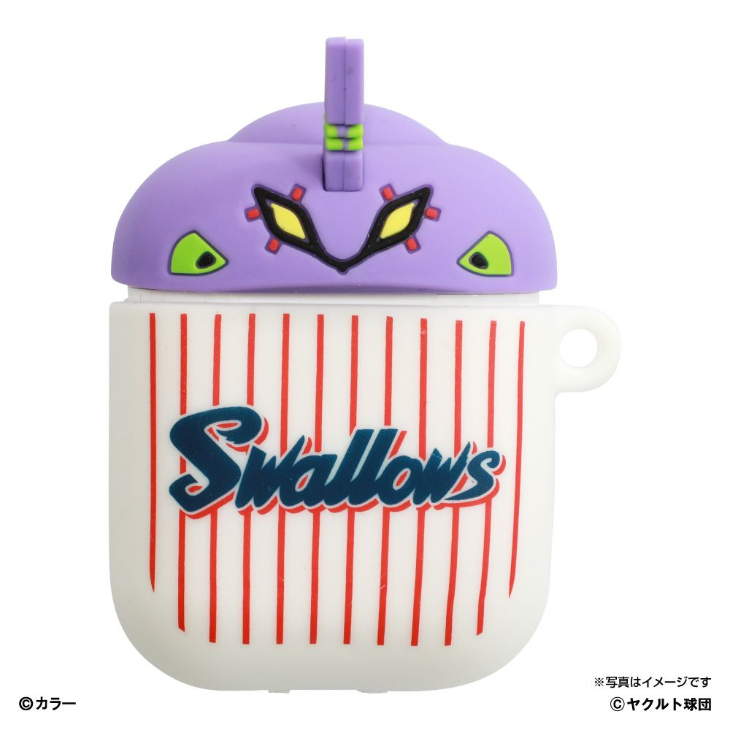 スワローズ×エヴァンゲリオンAirPodsケース（マスコット）