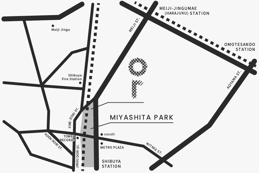 会場は「MIYASHITA PARK or」