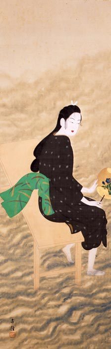 小林古径《河風》1915（大正4）年 山種美術館