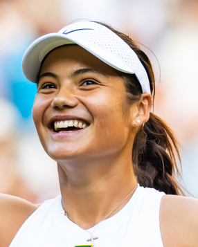 WTAランキング自己最高10位のエマ・ラドゥカヌ選手（※39位／イギリス）