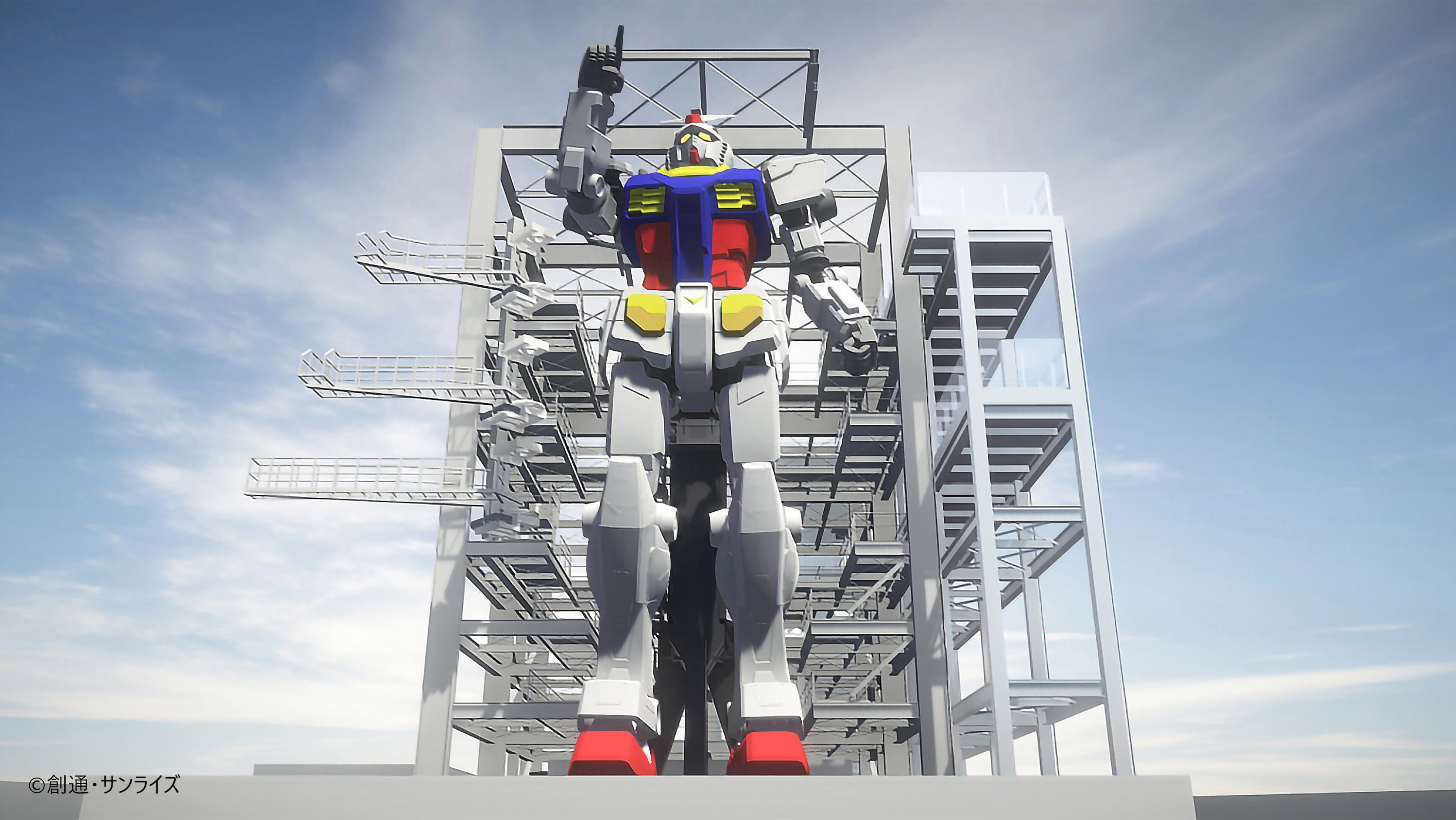 動くガンダムプロジェクト『GUNDAM FACTORY YOKOHAMA』ガンダム本体と