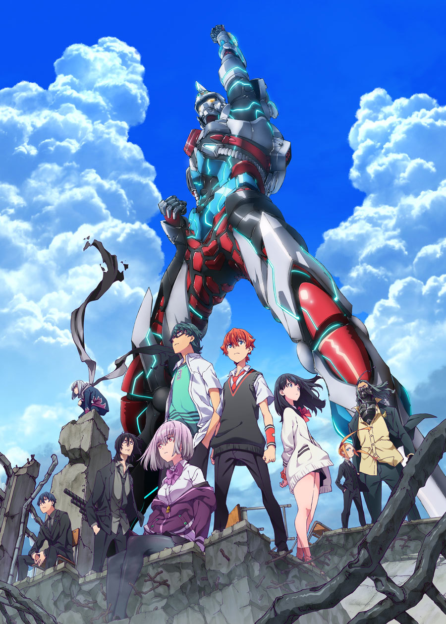 アニメ『SSSS.GRIDMAN』キービジュアル第3弾 （c）円谷プロ （c）2018 TRIGGER・雨宮哲／「GRIDMAN」製作委員会