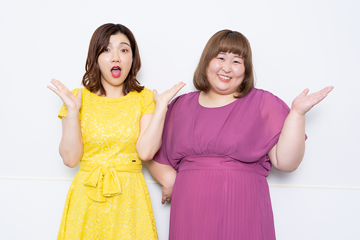 （左から）3時のヒロイン　福田麻貴、かなで