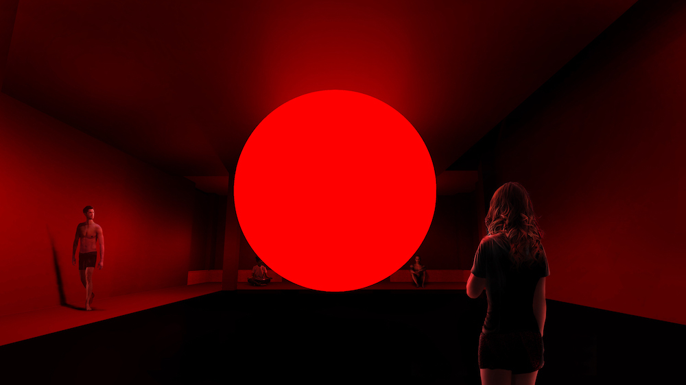 空中浮揚 / Levitation　teamLab, 2021, Digital Installation, Sound: Hideaki Takahashi