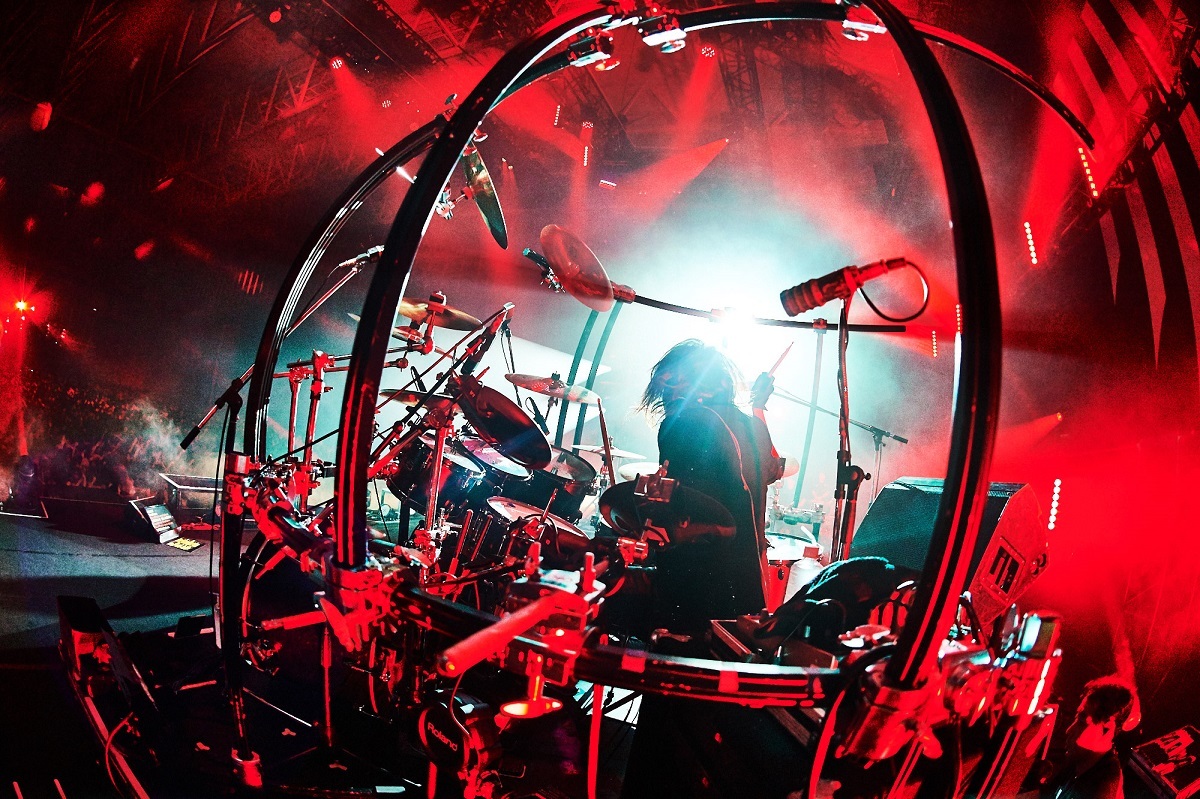 the GazettE 戒(Dr)／PHOTO BY KEIKO TANABE