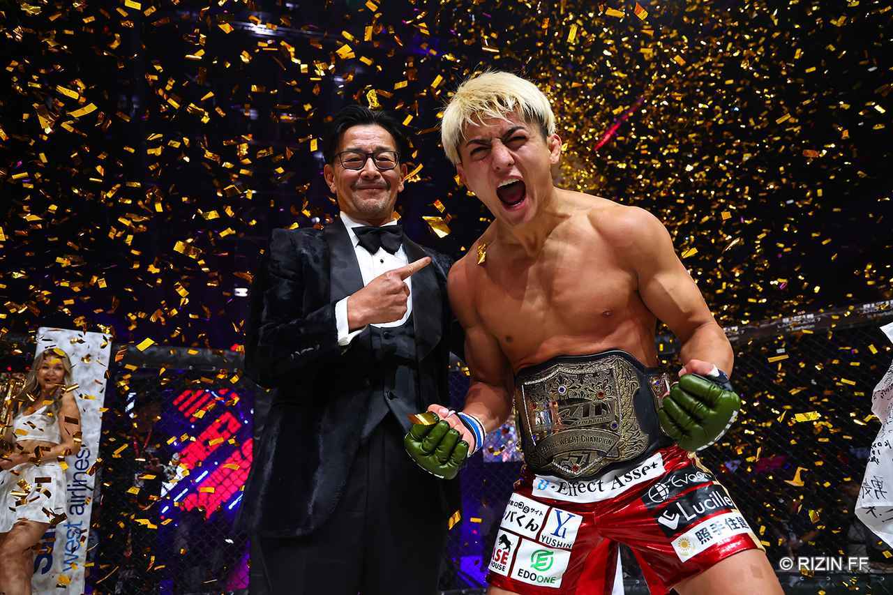 鈴木千裕と2ショット撮影も！『RIZIN.45』を盛り上げる『雷祭り』が12