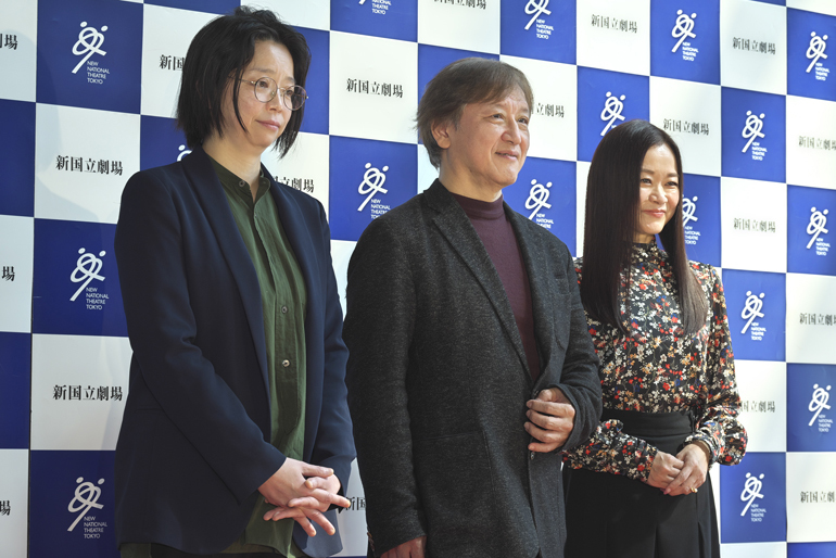 （左から）小川絵梨子演劇芸術監督、大野和士オペラ芸術監督、吉田都舞踊芸術監督 （撮影：長澤直子）