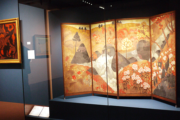 マルグリット・セリュジエ《谷間の風景》四曲屛風、1910年頃│オルセー美術館