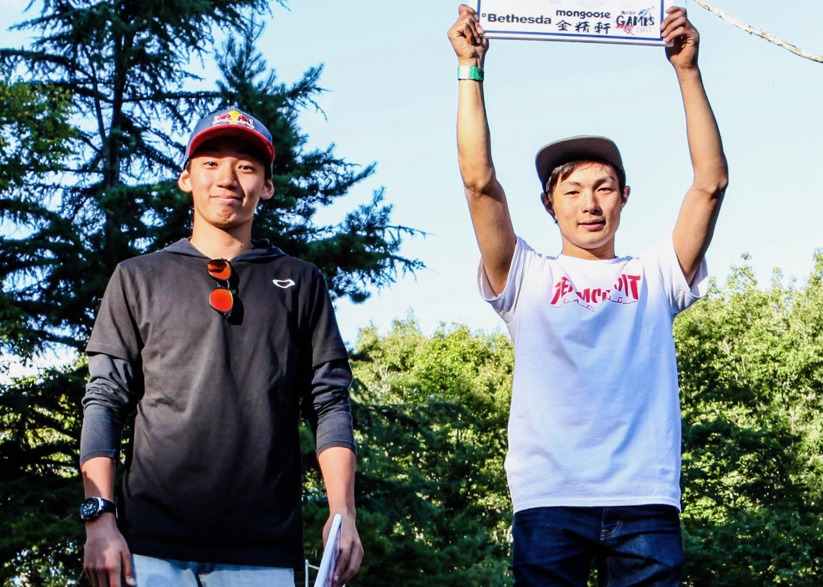 同世代でライバルの中村輪夢（左）と大霜優馬（右） photo by YBP PROJECT/Motoyoshi Yamanaka