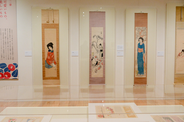 第2章「可愛いもの、美しいもの」展示風景