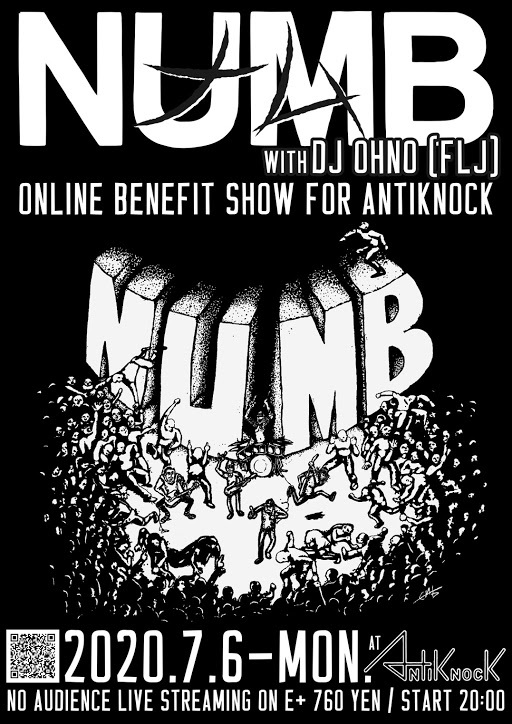 NUMB-ONLINE BENEFIT SHOW FOR ANTIKNOCK【Streaming+】