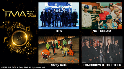 BTS、Stray Kids、IVE、Kep1erらがパフォーマンス　『2022　THE FACT MUSIC AWARDS』の配信がスタート