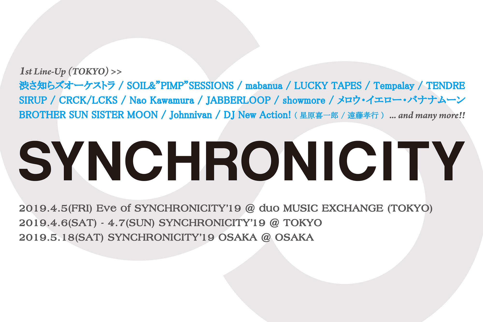 SYNCHRONICITY’19