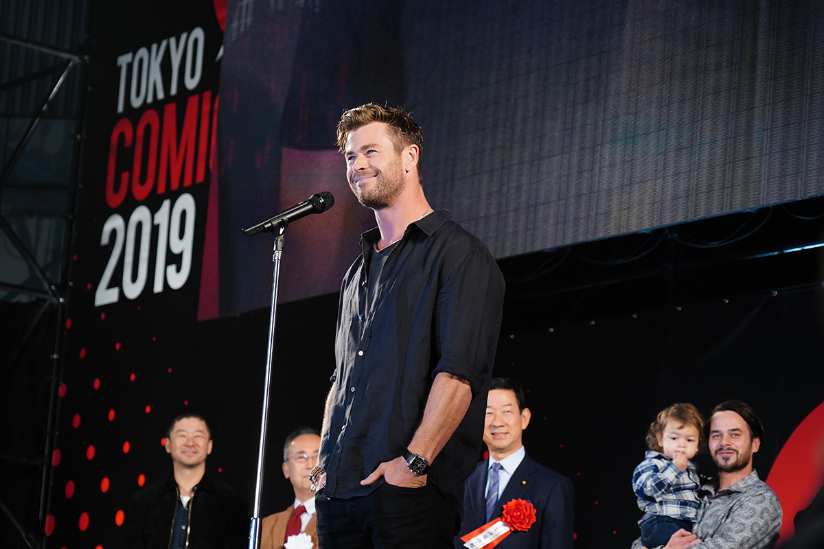 クリス・ヘムズワース（『アベンジャーズ』『マイティ・ソー』シリーズ ソー） 写真：斉藤直樹