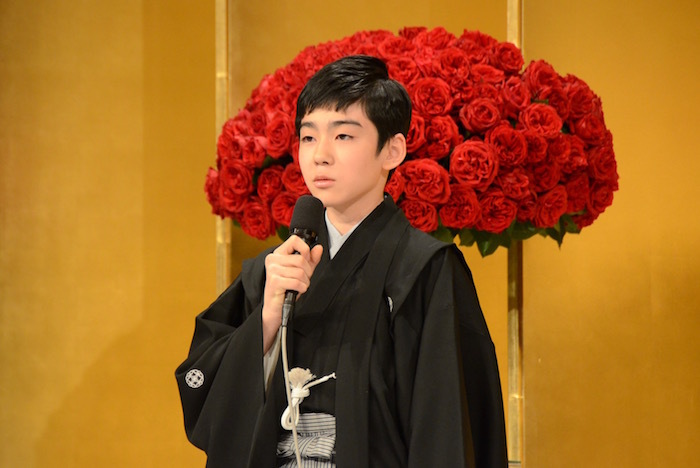 八代目市川染五郎を襲名する四代目松本金太郎