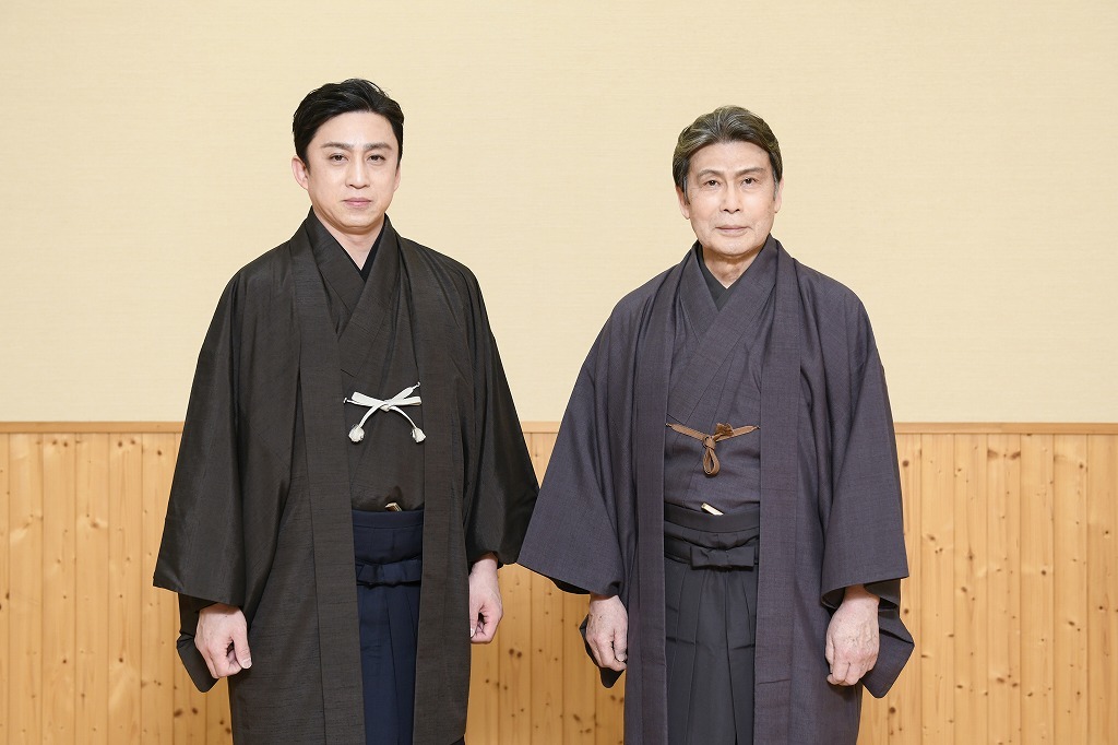 （左より）松本幸四郎、松本白鸚