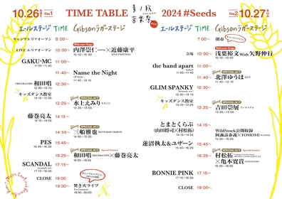 キャンプ・音楽・クラフトビールを楽しむ『麦ノ秋音楽祭2024 #Seeds』タイムテーブルを発表　東松山ぼたん園で「ロッキンカルテット」立体音響体験も