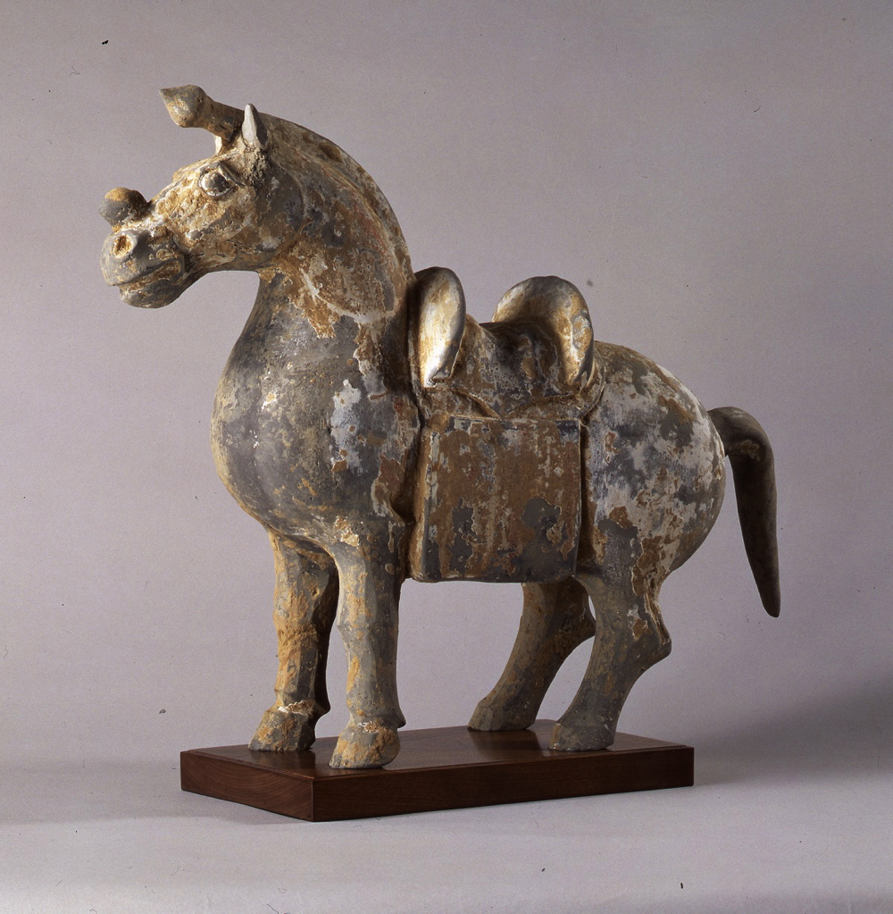 馬俑：中国、 3～4世紀（馬事文化財団 馬の博物館）