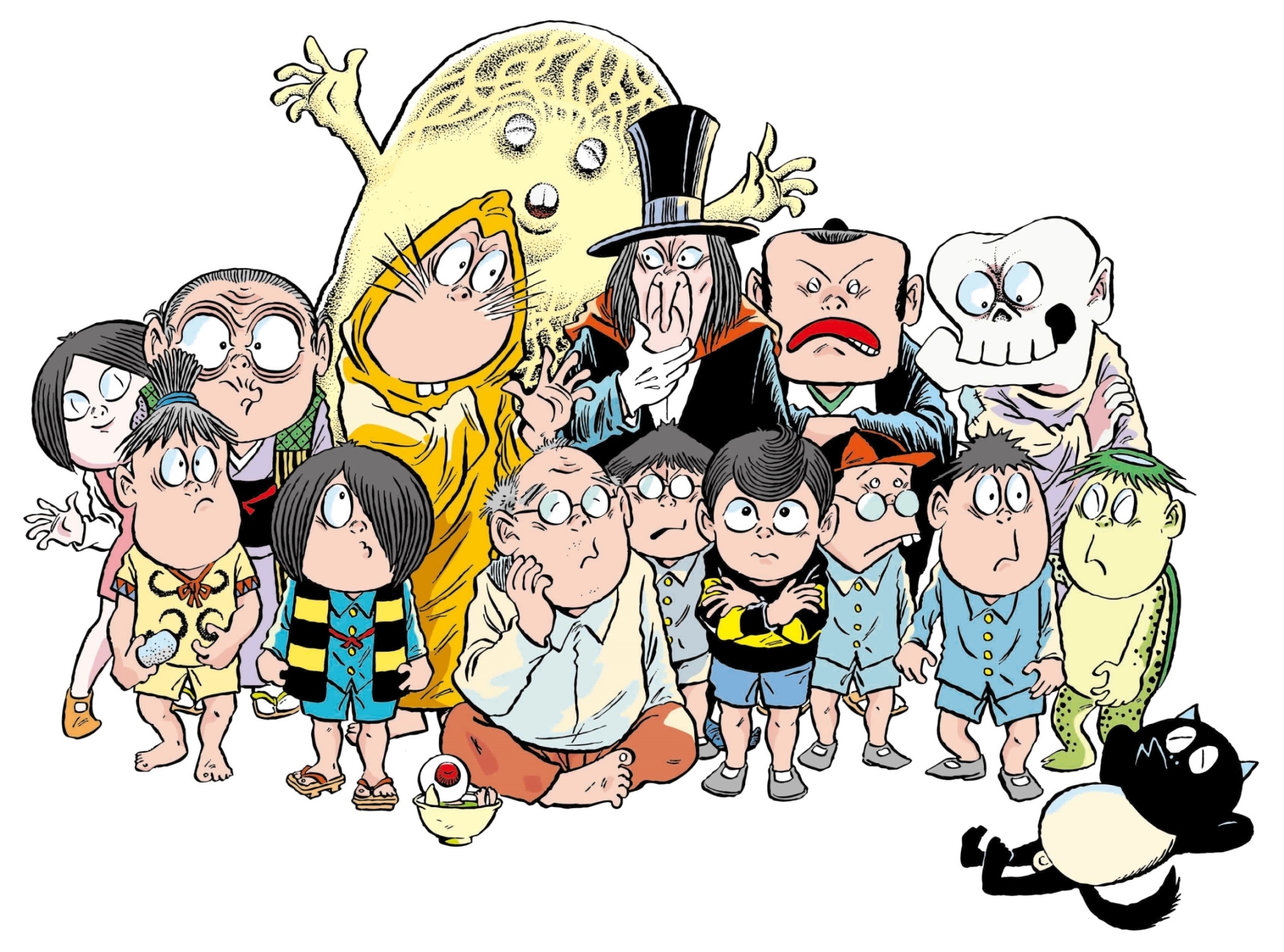 水木しげるとその作品たち１ 2010年頃 (C)水木プロダクション