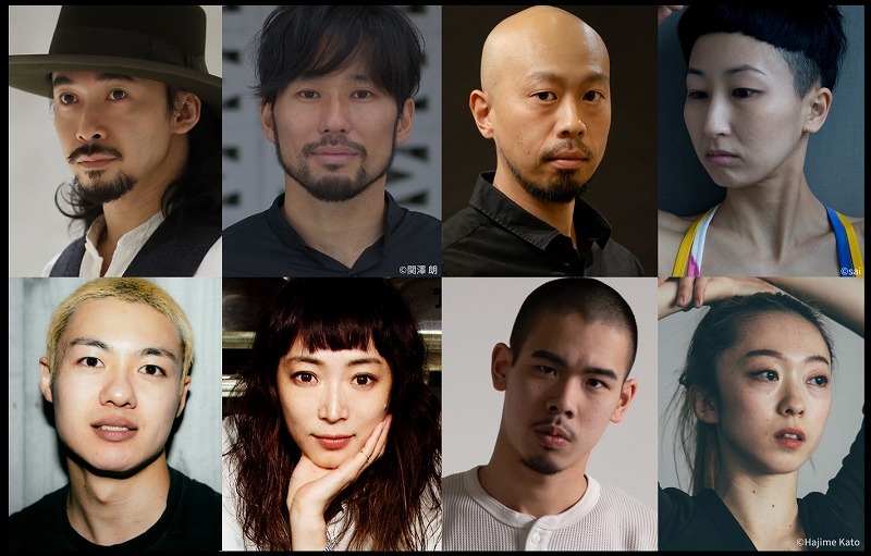 左より）特に踊る：加賀谷一肇、川合ロン、東海林靖志、鈴木美奈子、藤村港平、皆川まゆむ、陸、渡辺はるか（五十音順）