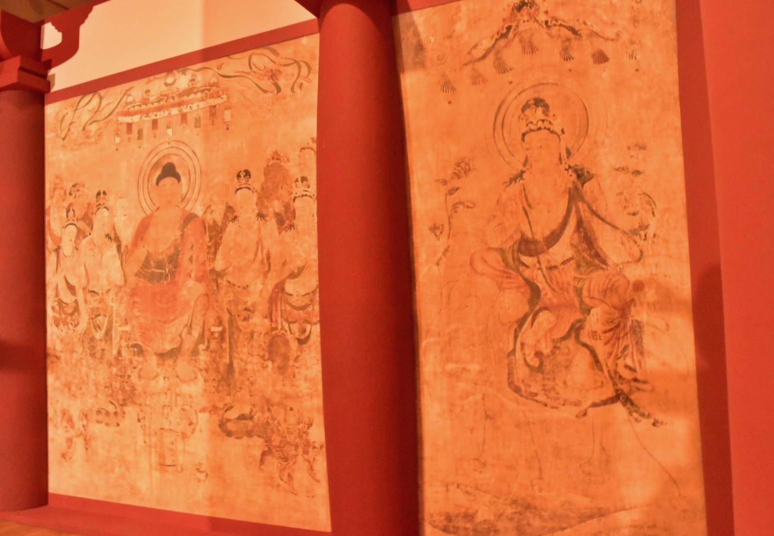 クローン文化財 法隆寺金堂壁画（部分） 7世紀末ー８世紀初