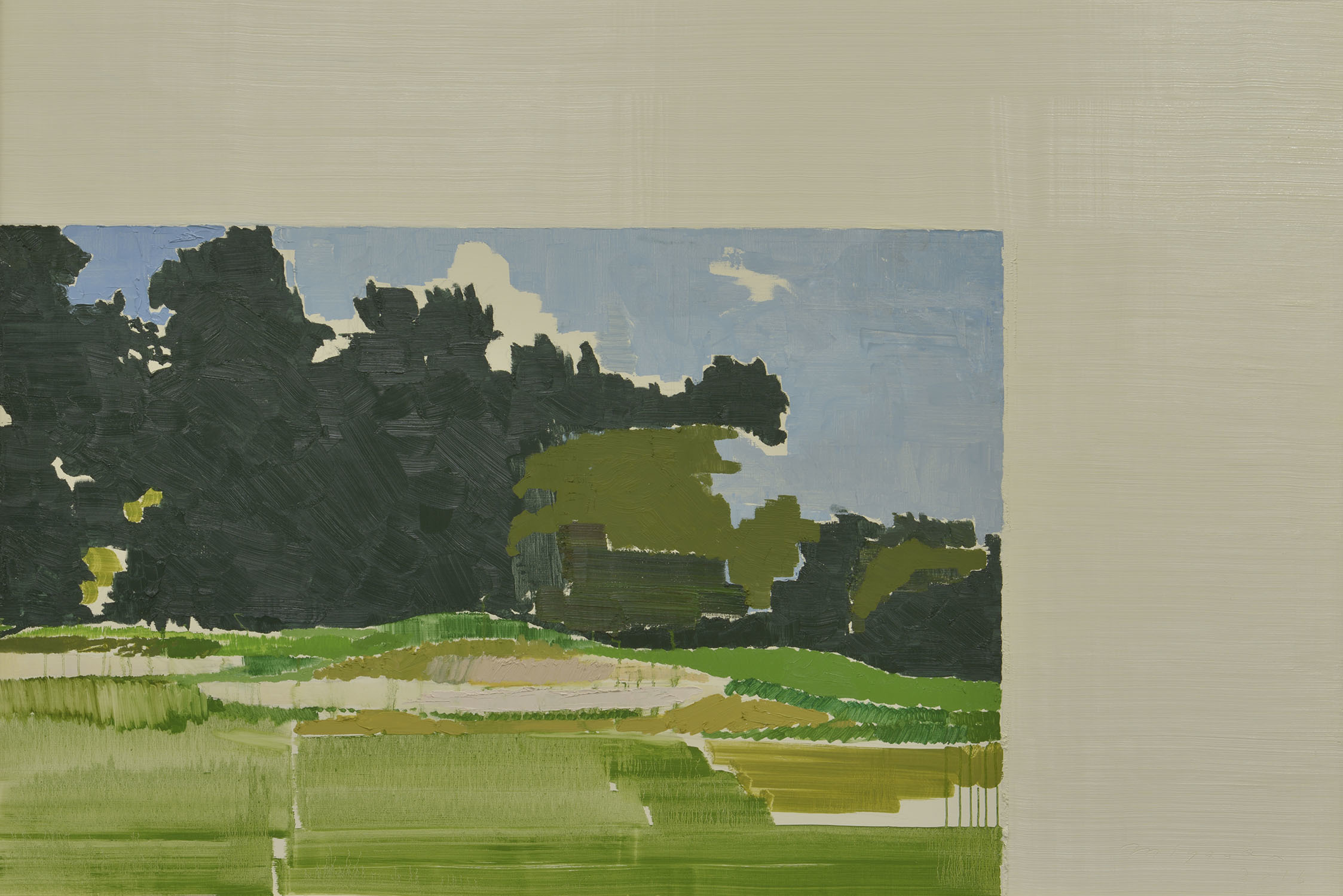 宮岡 俊夫（みやおか としお） 《Landscape》2016 年 油彩・キャンバス 132.7×196.2 ㎝ 1984 年生まれ