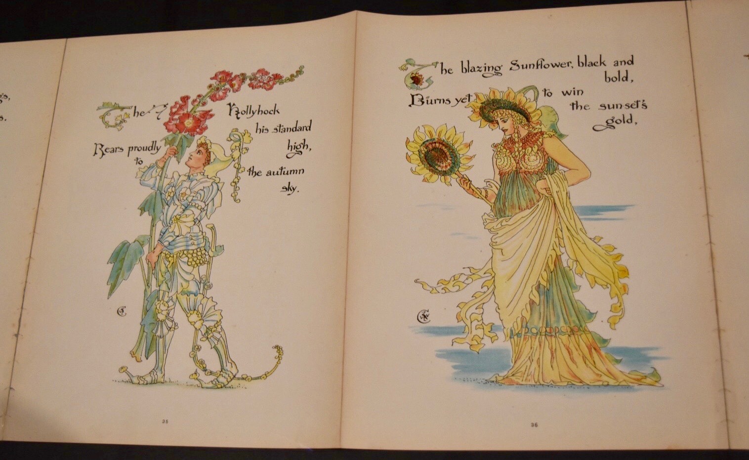 ウォルター・クレイン 《フローラの饗宴》(部分) 1889年 個人蔵